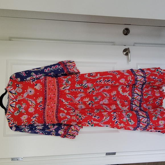 CeliaB Jules Midi Dress In Red - Picture 7 of 16